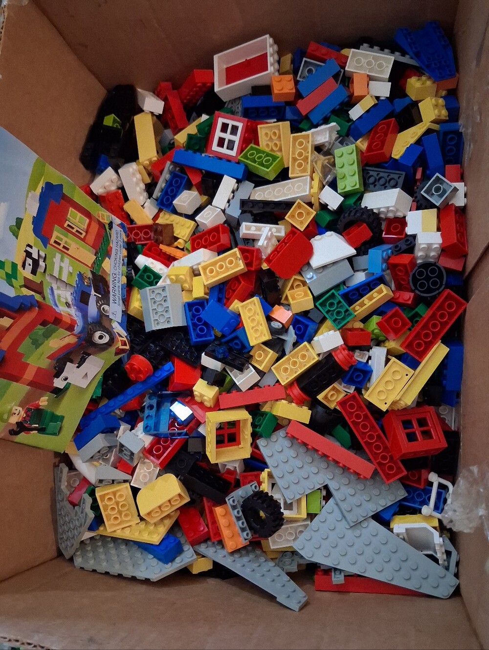 Box Of Lego Building Bricks Random Assortment